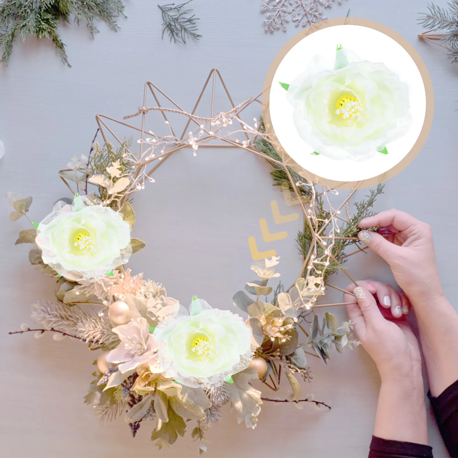 

20pcs Simulation Rose Flower Heads Mini Artificial Flowers For Diy Crafts Wedding Party Decorations Bulk Faux Flower Heads Table