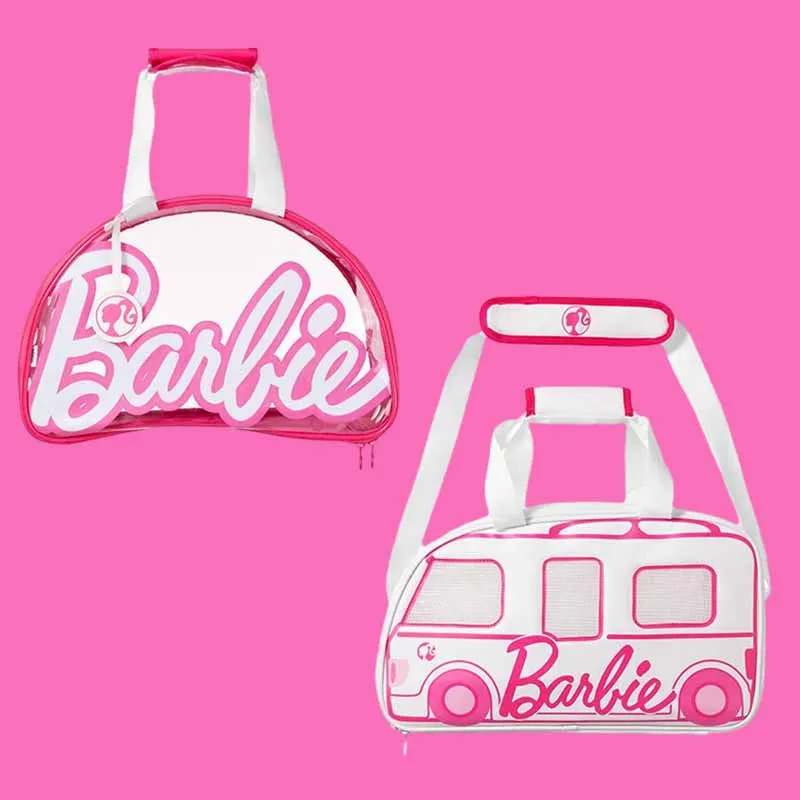 

Miniso Barbie Series Jelly Pet Bag Three-Dimensional Breathable Cartoon Cartoon Cute Comfortable Cat Dog Portable Outing