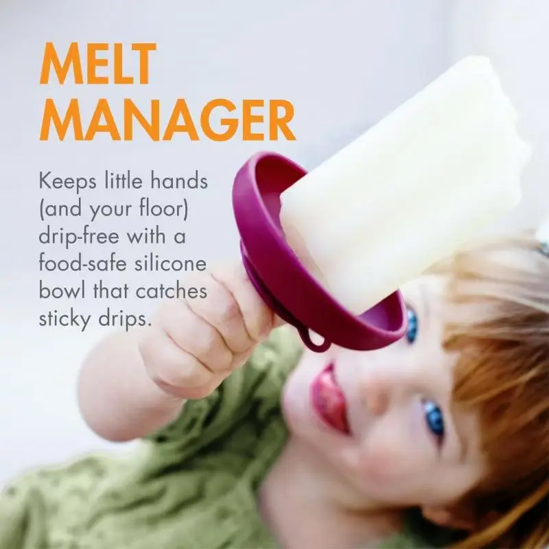 Newly Launched Popular Summer Silicone Children's Ice Cream Stand - Leak-Proof Ice Cream Rack - Drip-Proof