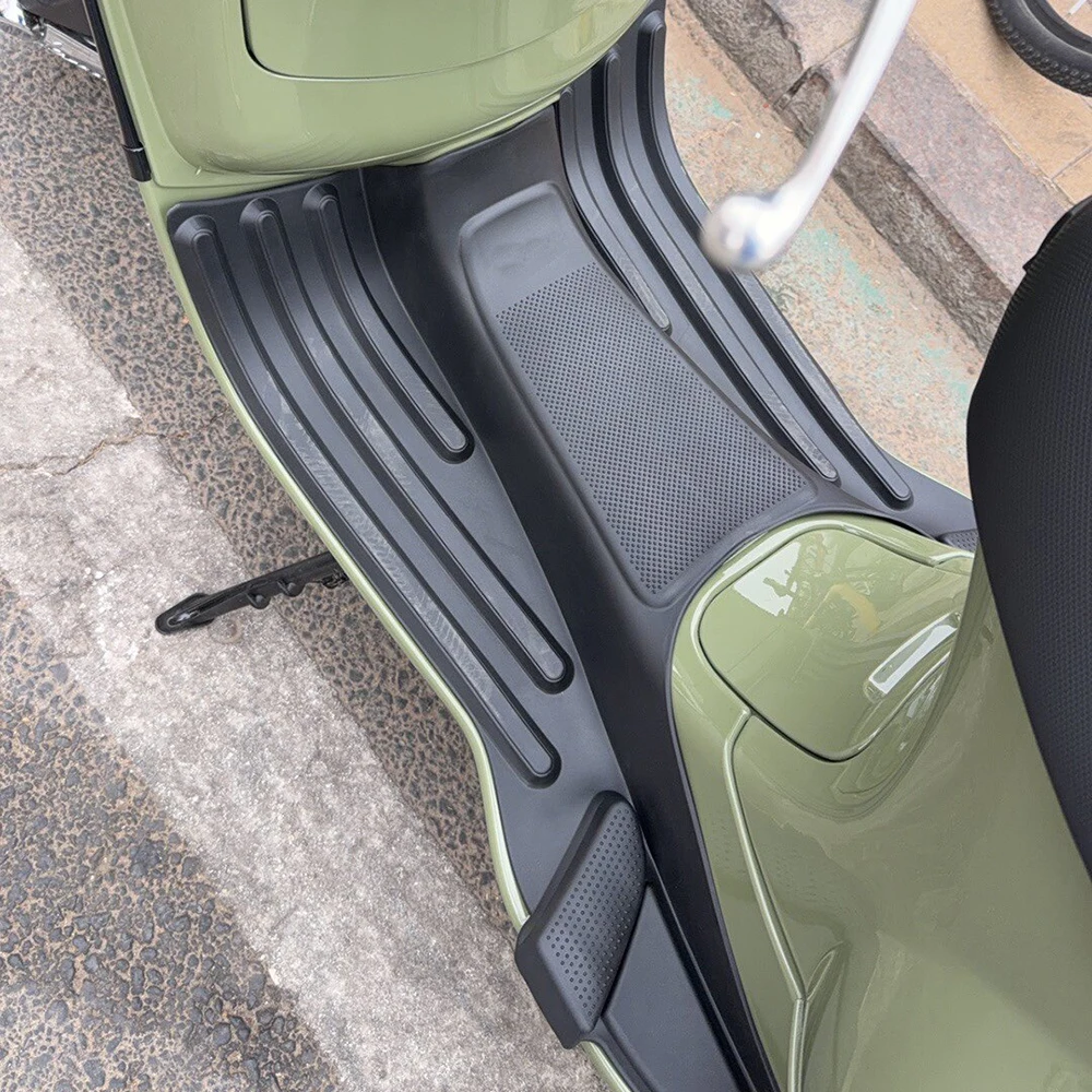 For Vespa S 125 150 LX 125 LXV 125 150 VXL 125 Motorcycle Foot Pedals Rubber Foot Pad Footrest Protection Skid Floor Mat Carpet