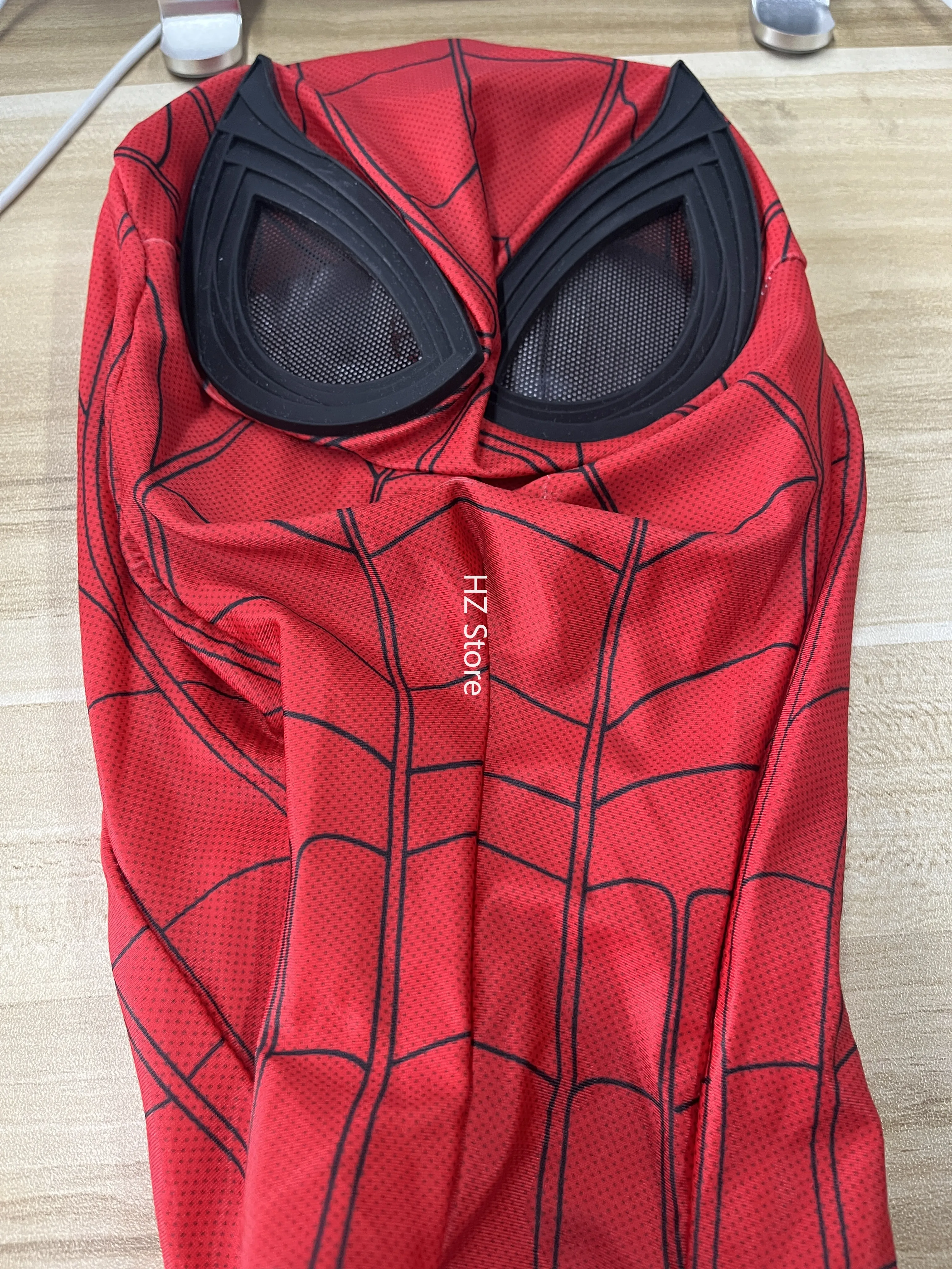 マーベルスーパーヒーロースパイダーマンマスク、ブラックアイ、ハロウィーンコスプレコスチューム、スパイダーマン、ホームから遠くまで