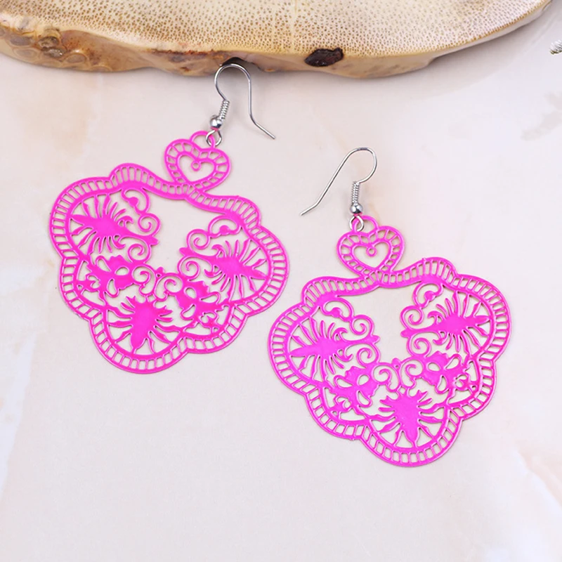 Colorful Scorpio Filigree Earrings Simple Earrings for Daily Wearing for Women Fashion