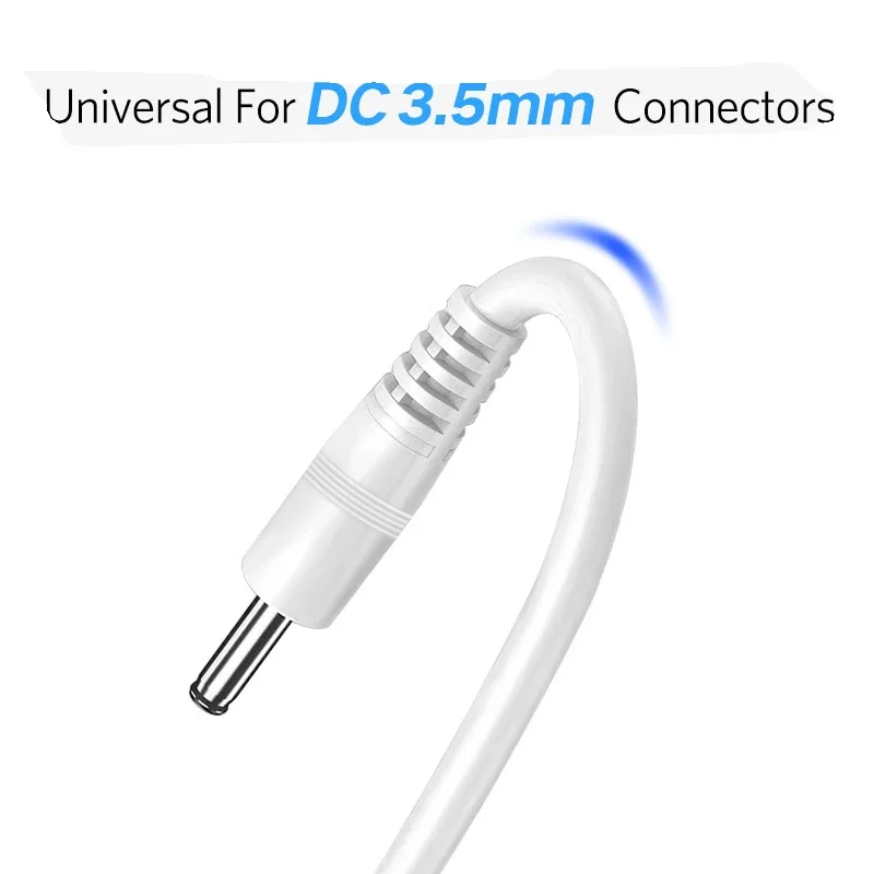 Cable Alimentation 3.5mm USB To DC 3.5mm Power Cable 5V Charger Cable Barrel Cord  Connector for USB Fan Lamp Round Hole Adapter