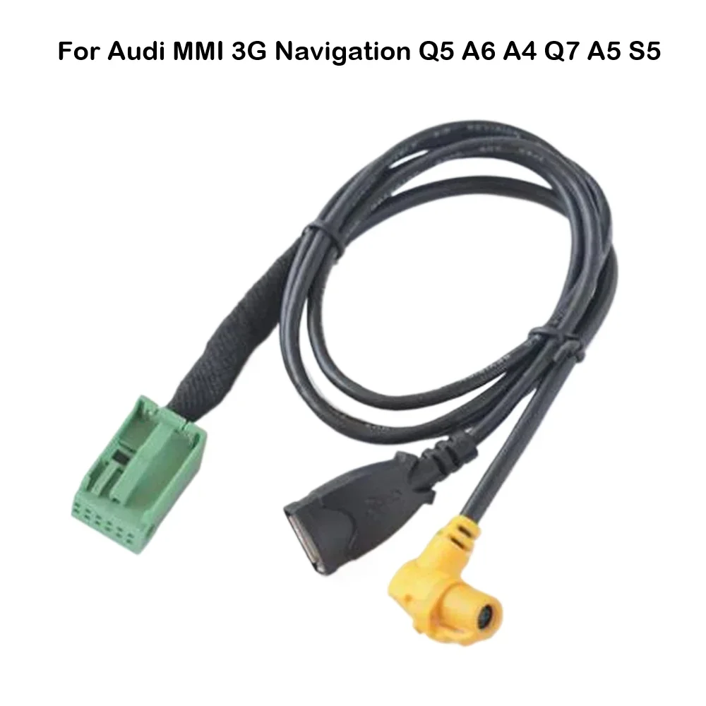 Car Music AMI USB interface Aux cable Fits For Audi MMI 3G Navigation Q5 A6 A4 Q7 A5 S5