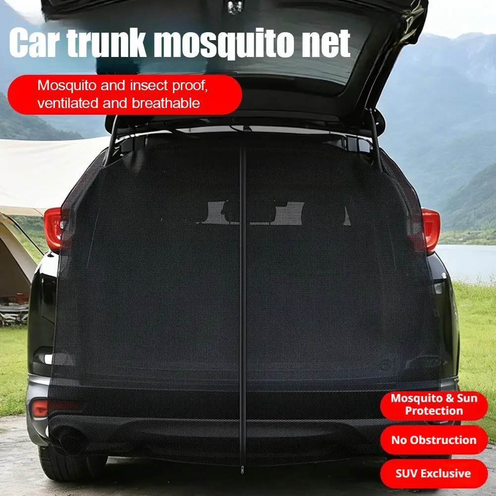 

Car Trunk Mosquito Net Regular/Magnetic Insect Proof Net Insect Proof Net Outdoor Camping Sunshade Privacy Shade For Vehicle SUV