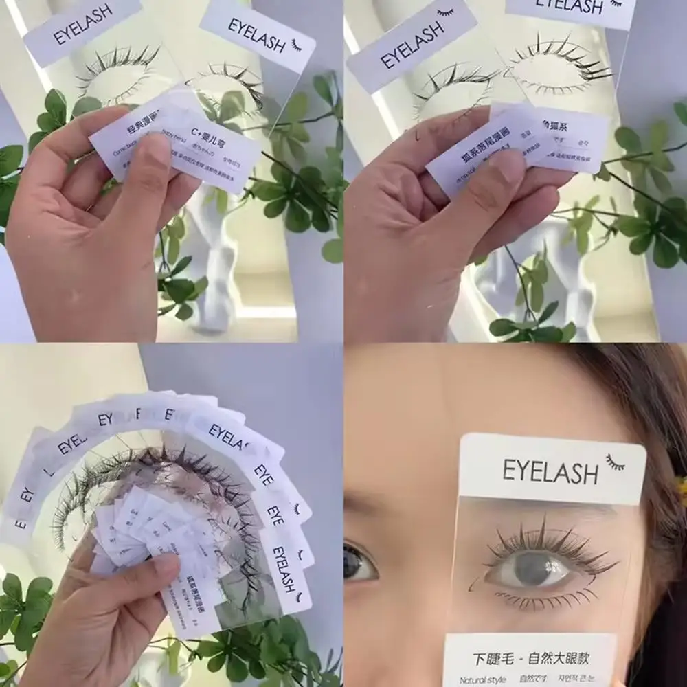 ชุดทดลองขนตาปลอม 12 ชิ้น สำหรับมืออาชีพ ใช้ทดลองแบบต่างๆ พร้อมแผ่นโชว์สไตล์ขนตา อุปกรณ์สำหรับต่อขนตาและเครื่องสำอาง