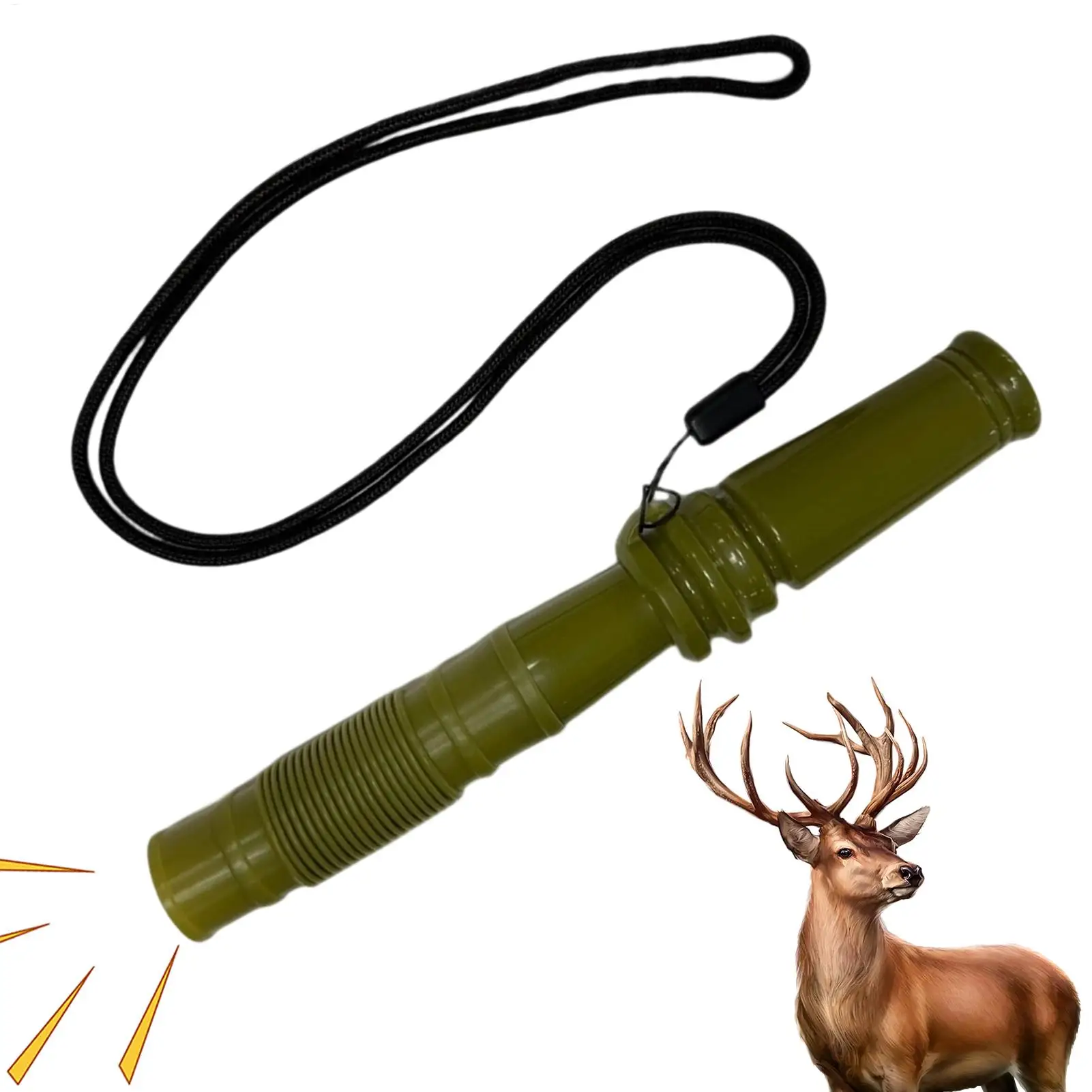 Adjustable Realistic Deer Call Long Lasting Hunting Tool to Attract Whitetail for Hunters Wildlife Photographers & Training