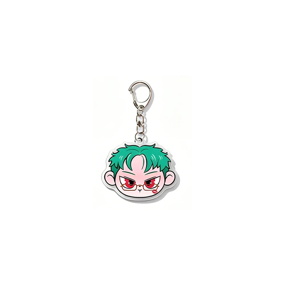 P1Harmony Member Cosplay Little Head Acrylic Charm Keyring Theo Soul Intak Fashion Keychain Bag Car Key Accessories Fans Gifts