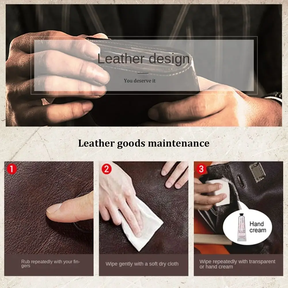 Durable Genuine Leather Men Wallet Ultra-thin Waterproof Card Holder High Quality Protector Sleeve for ID Credit Card