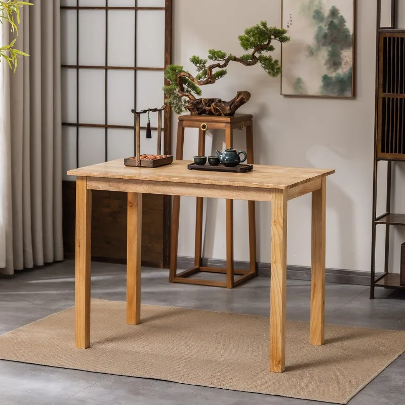 Solid wood table household small apartment rectangular living room dining table multi-functional bedroom simple writing study ta