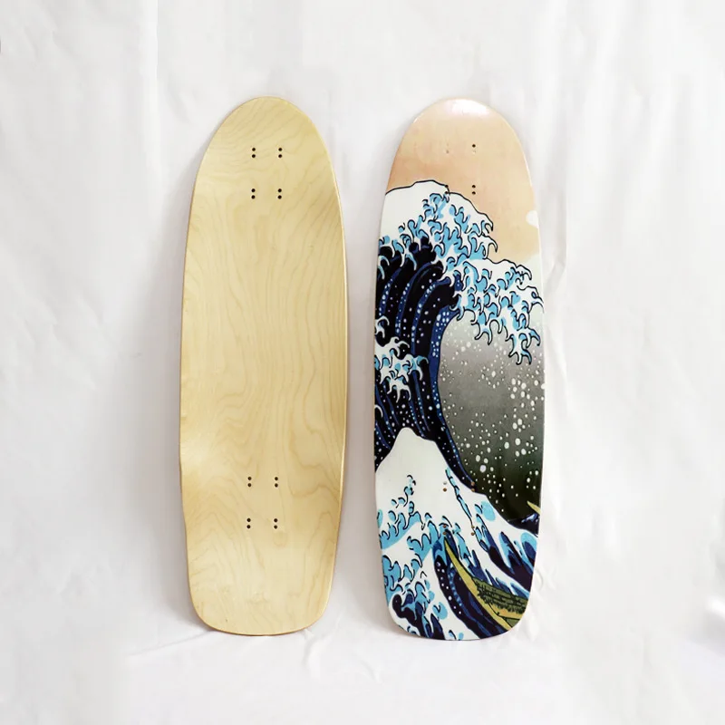 Land Surfskate Complete Surf Skateboard, Outdoor Carving Longboard, Maple Skate Board, Cruiser Scooter, 82cm, Complete Assemble