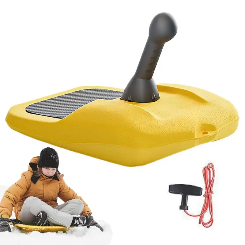 Snow Sled For Kids Kids Adults Winter Toys Skiing Boards Portable Outdoor Winter Ski Scooter For Kids Adults Winter Toys