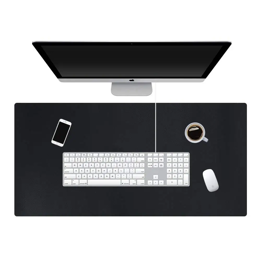 Home Large Artificial Leather Desk Mat Mouse Pad Double-Faced Table Placemat Computer Desk Pad Blotter Gaming Mouse Pads