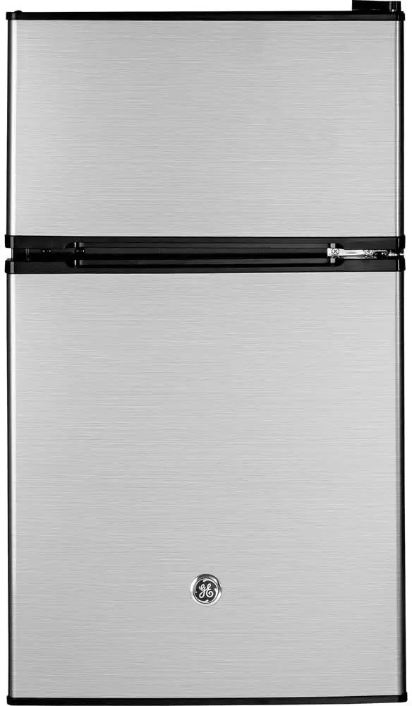 

Mini Fridge With Freezer | 3.1 Cubic Ft. | Double-Door Design With Glass Shelves, Crisper Drawer & Spacious Freezer