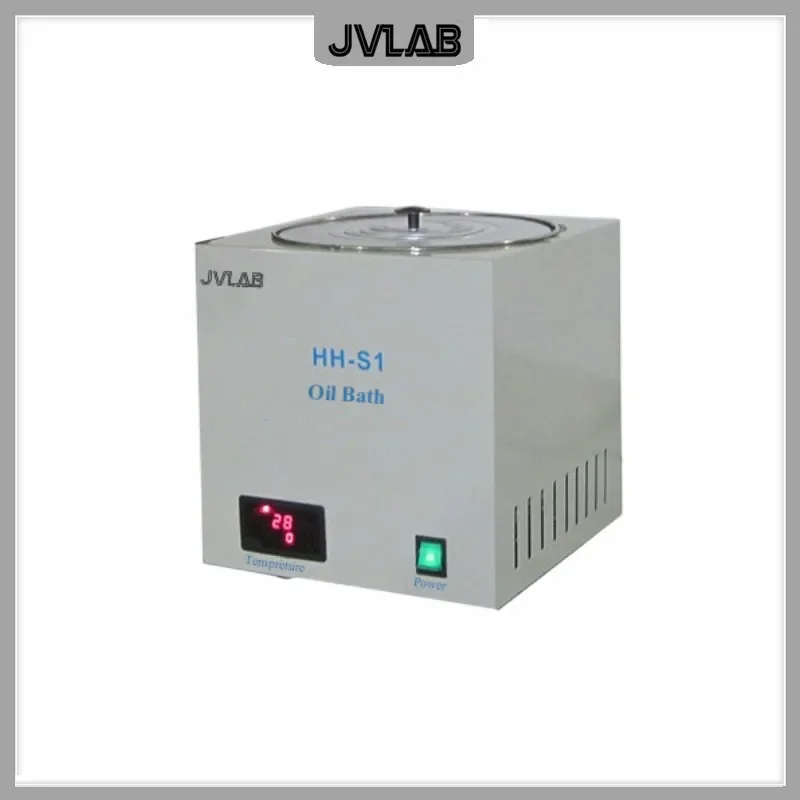 Thermostat Oil Bath Digital Water Bath Boiler Heating Constant Temperature Tank Single-holes HH-S1 Capacity 3L Temp.RT-300(C)