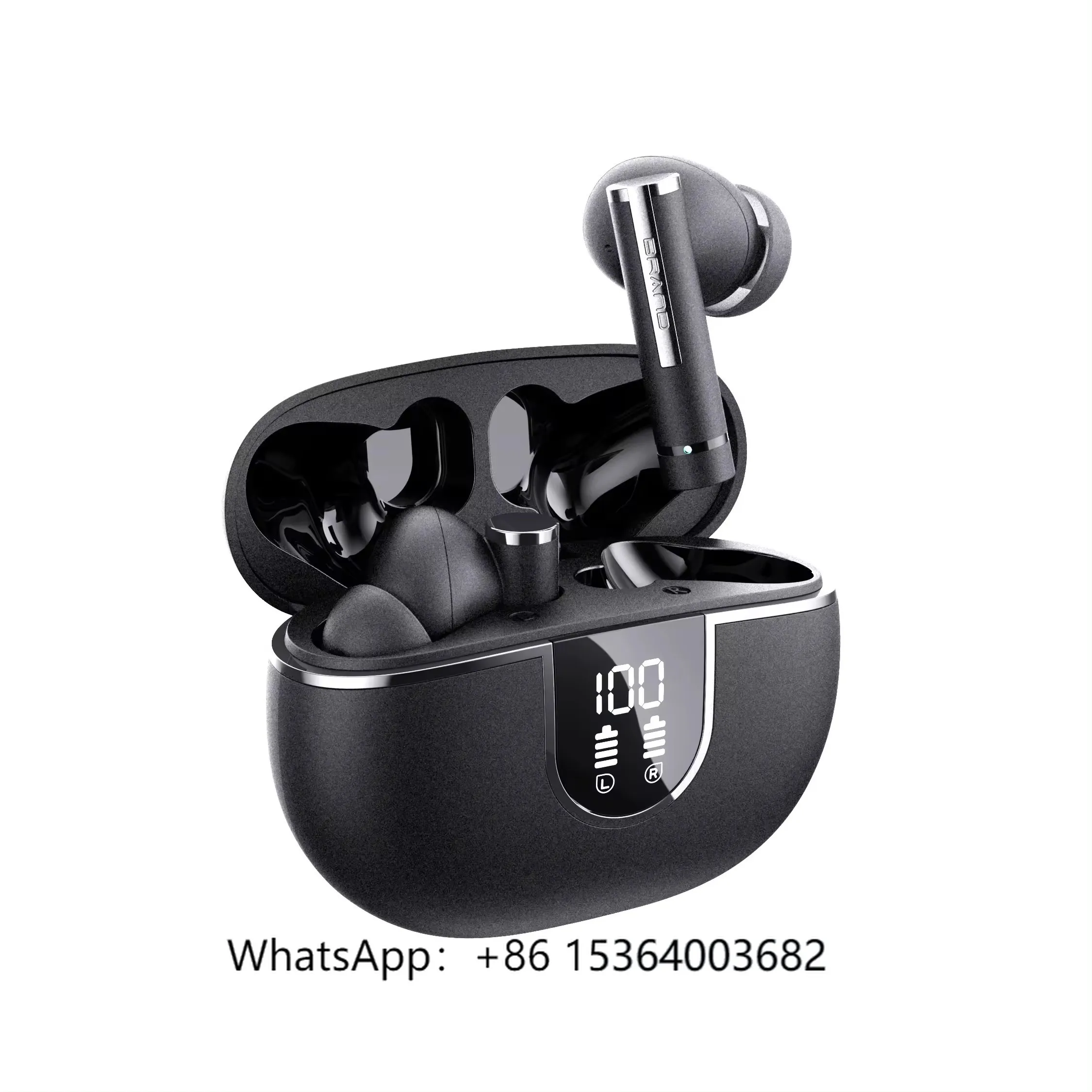 

TJXL-Noise Cancelling ENC S61 TWS Earbuds Wireless Led Display Wireless Earphone