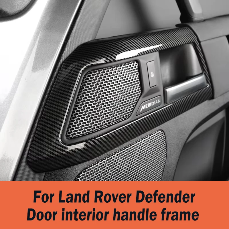 For Land Rover Defender 90/110 2020 2021 2022 2023 2024 2025 Car Accessories Interior Door Handles Cover Trim 4pcs