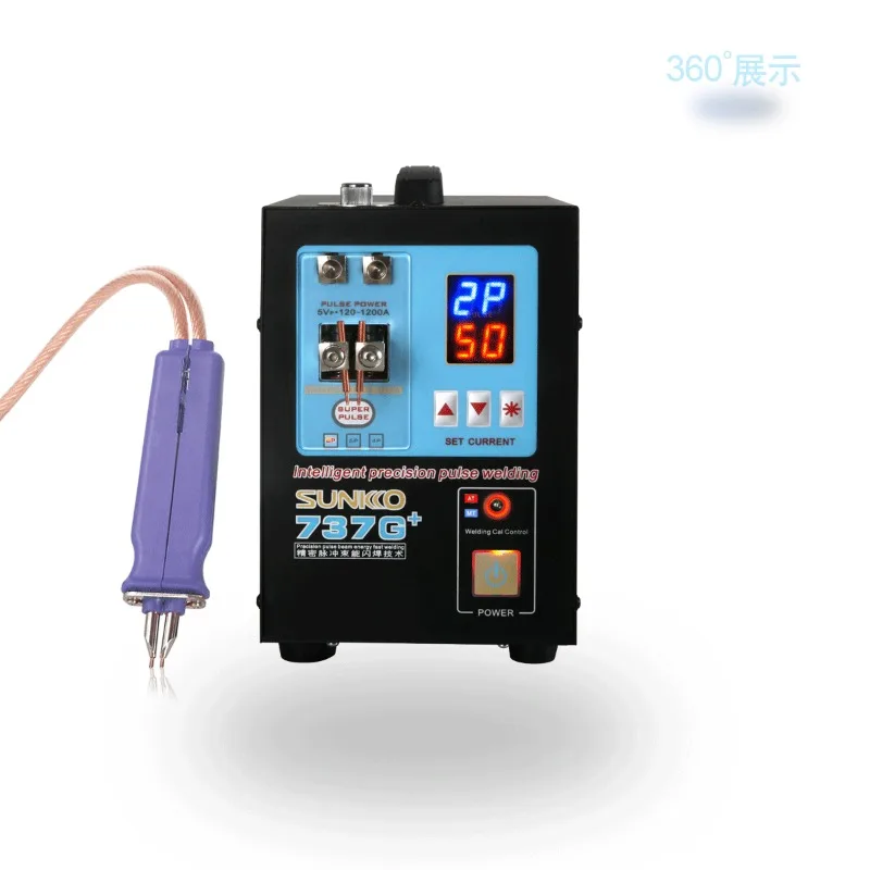 SUNKKO737G+ Intelligent Handheld Induction Battery Spot Welder for Welding Large Battery Packs
