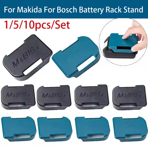 Battery Storage Battery Case Battery Holder Tool for Bosch/ Makita 18V Devices Fast Charging