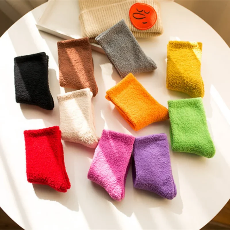 Thicken Baby Kids Long Socks Autumn Winter School Thermal Socks Warm Boy Girls Floor Sock Children Clothing Accessories