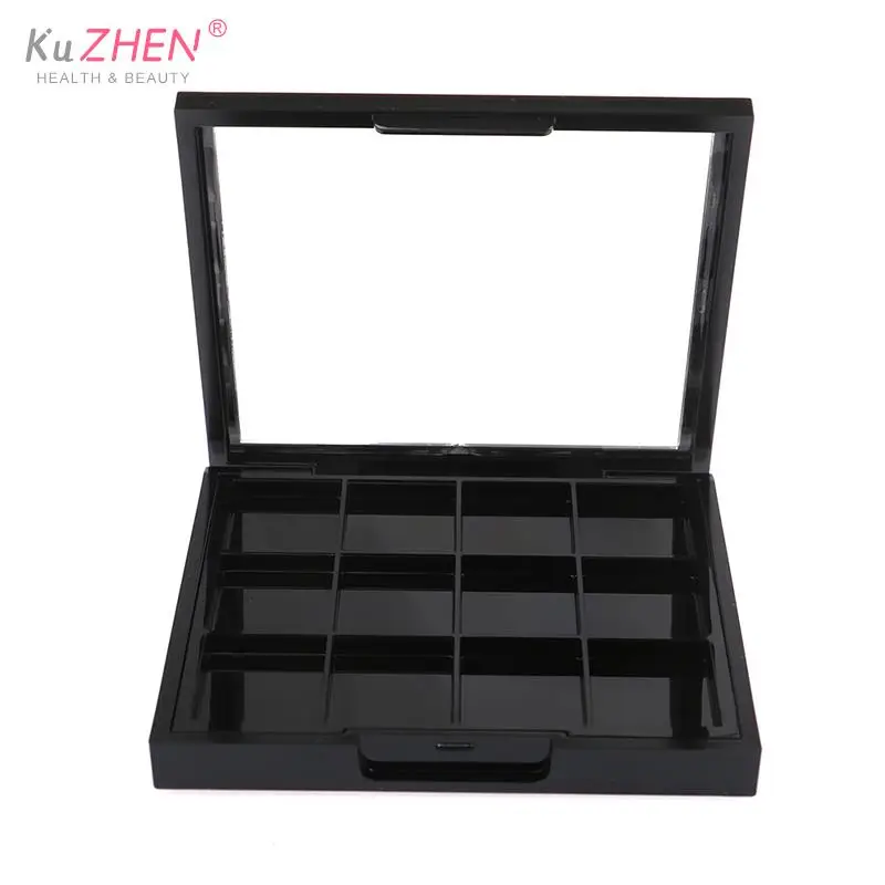 1PCS Empty Eyeshadow Dish DIY Eyeshadow Palette Eye Makeup Storage Box For Women Girls 3/4/12 Grids Beginners Cosmetic Container