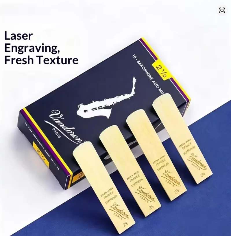 Hot Sales Vandoren Red/Blue Box Alto Saxophone Reeds 10pcs / Tenor Saxophone Reeds 5pcs 2.0/2.5/3.0 Musical Instrument Reed Gift
