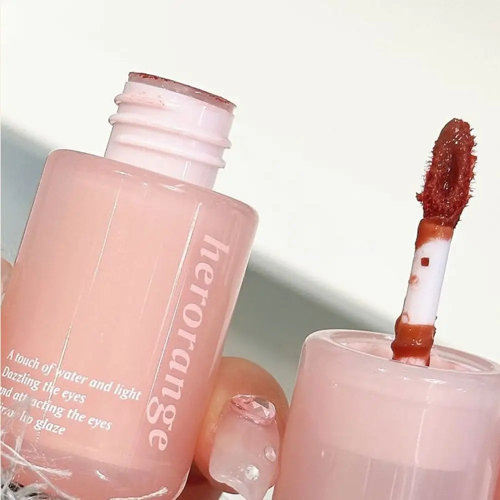 2024 New Mirror Water Lip Gloss Jelly Transparent Water Glossy Nude Lip Glaze Moisturizing Long Lasting Glass Jelly Lip Glaze