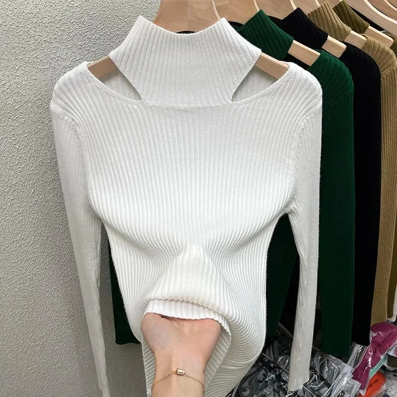 

Wool Knitted Women Sweaters And Pullovers Long Sleeve Turtleneck Warn Female Pullover Kintted Tops Jumper Clothes