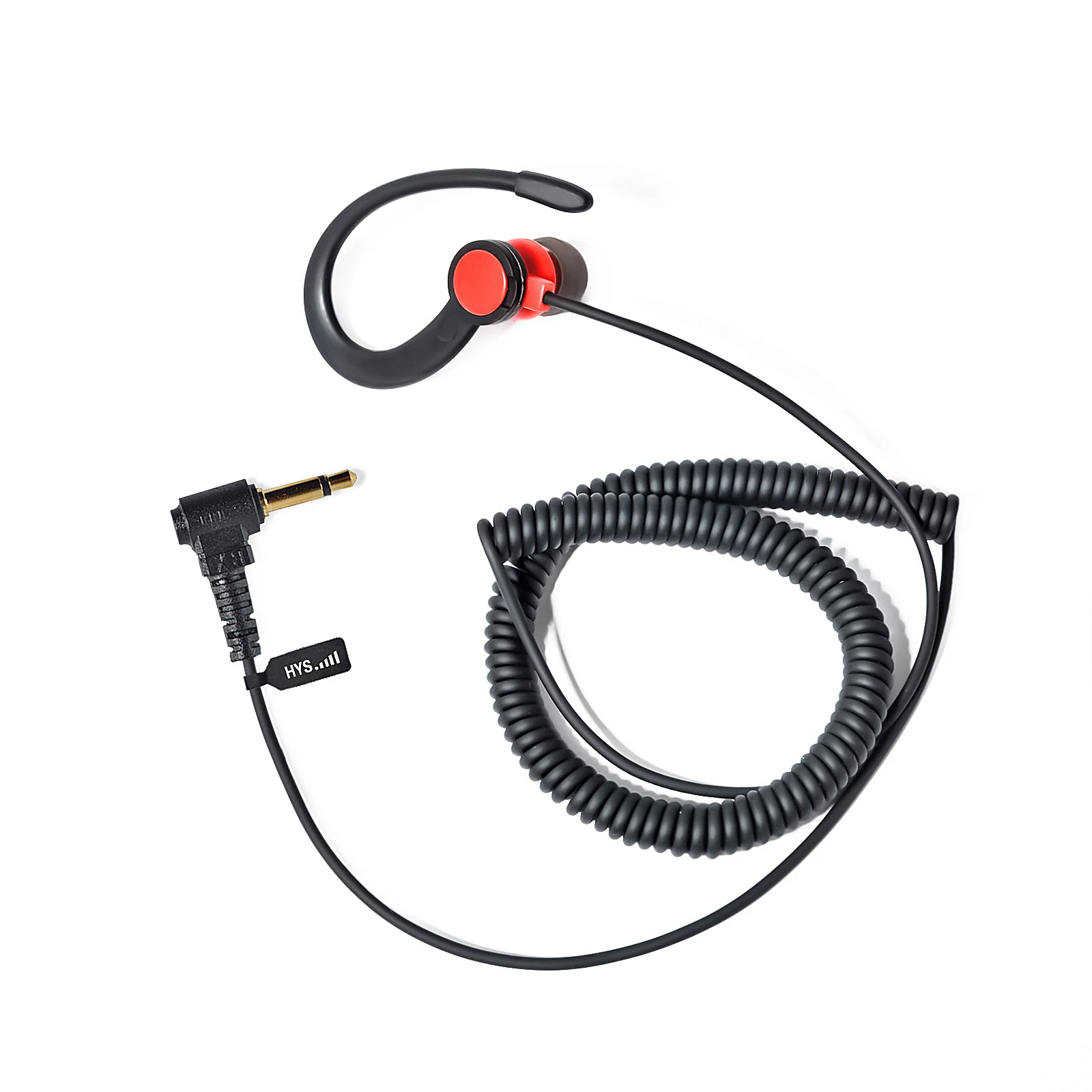 1Pin G Shape Walkie Talkie Listen Only Earpiece Headset,3.5mm Plug Soft Earpiece for Motorola 2 Way Radio Speaker Mic Microphone