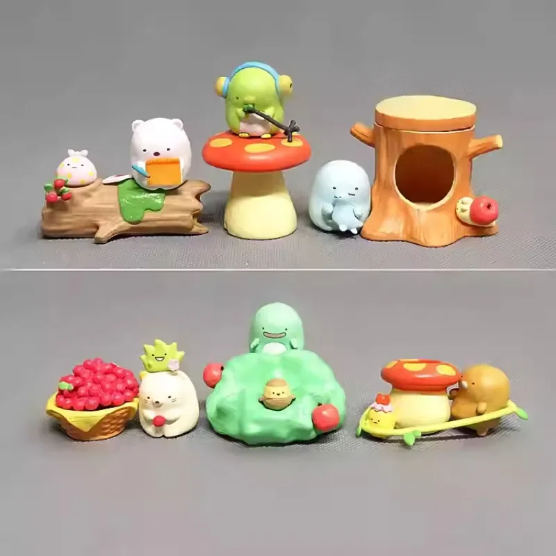 Sumikkogurashi Table Storage Organization Pen Holder Glasses Stand Ornaments Miniature Blind Box Toy Collection Kids Gifts