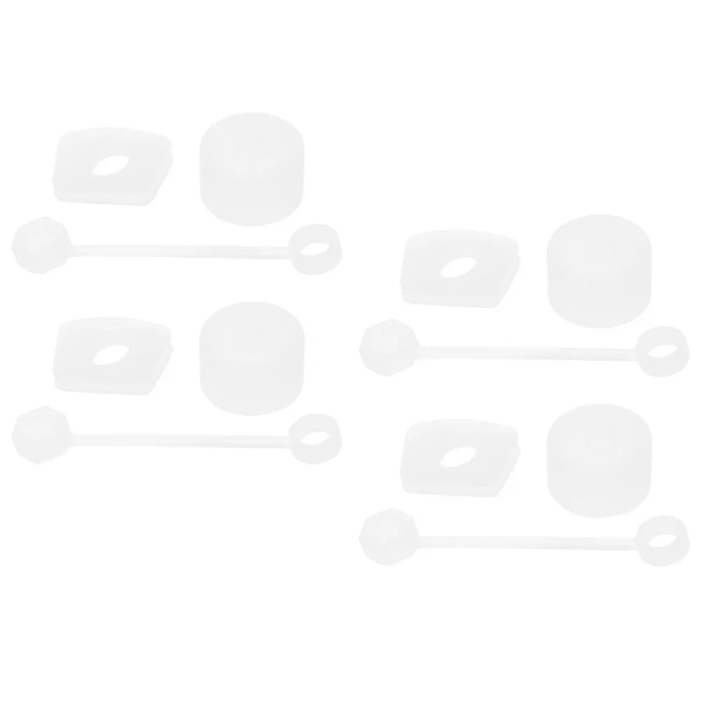 

12 Pieces Transparent Anti-spill Silicone Straw Covers Drink Cup Plug 1.0+2.0 Lightweight Reusable Dust-proof Protector Straw