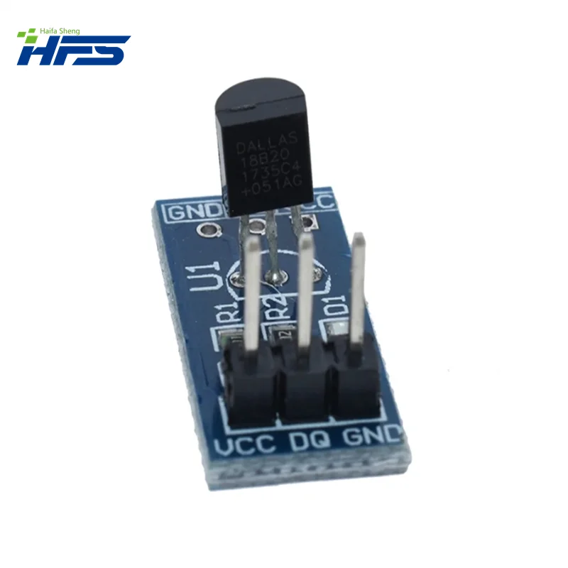 Ds18b20 Single-Bus Digitale Temperatuurmeting Sensormodule Voor Arduino