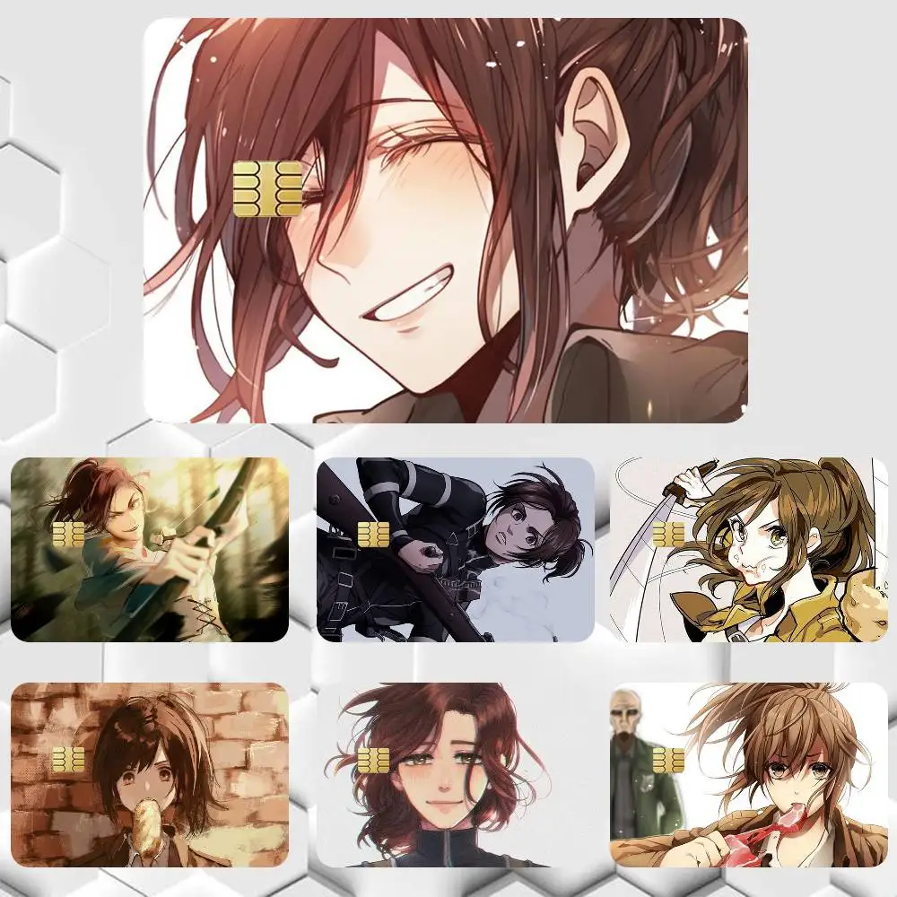 Sasha Braus Attack on Titan   Sticker Film Tape Skin for Credit Card Debit Card Waterproof Stickers Cartoon