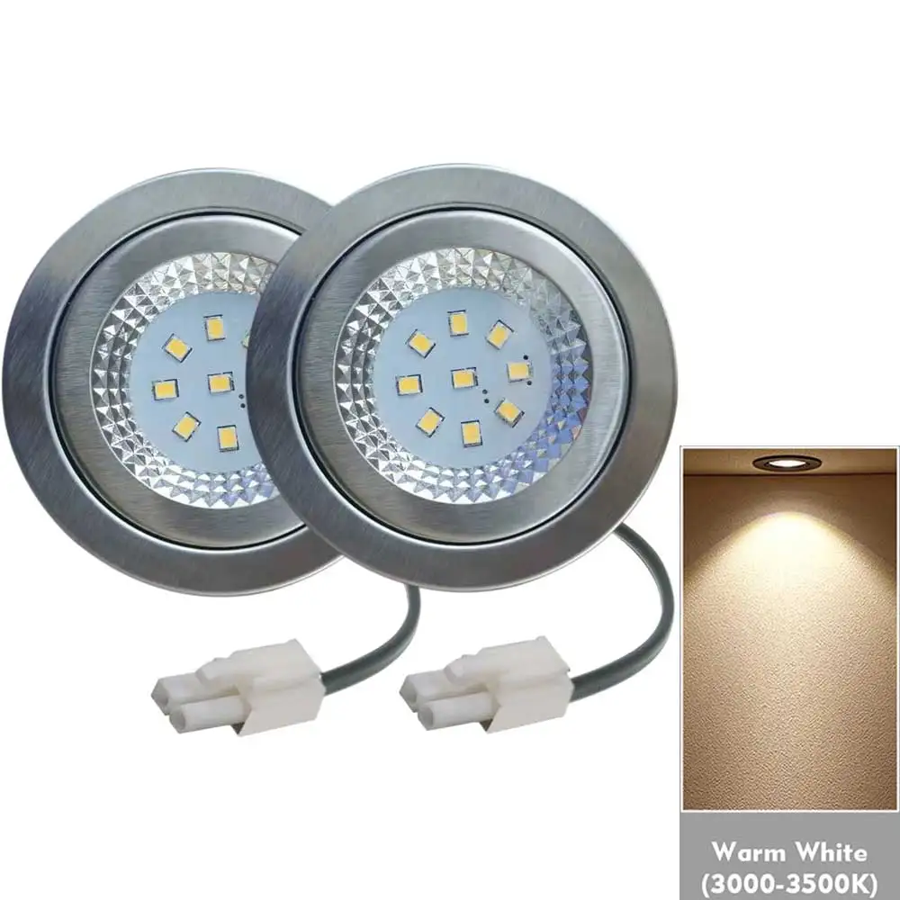 

Комплект из 2-х светильников для кухонной вытяжки 1.5W 230V 68мм, лампа для газовой плиты/вытяжки/шкафа