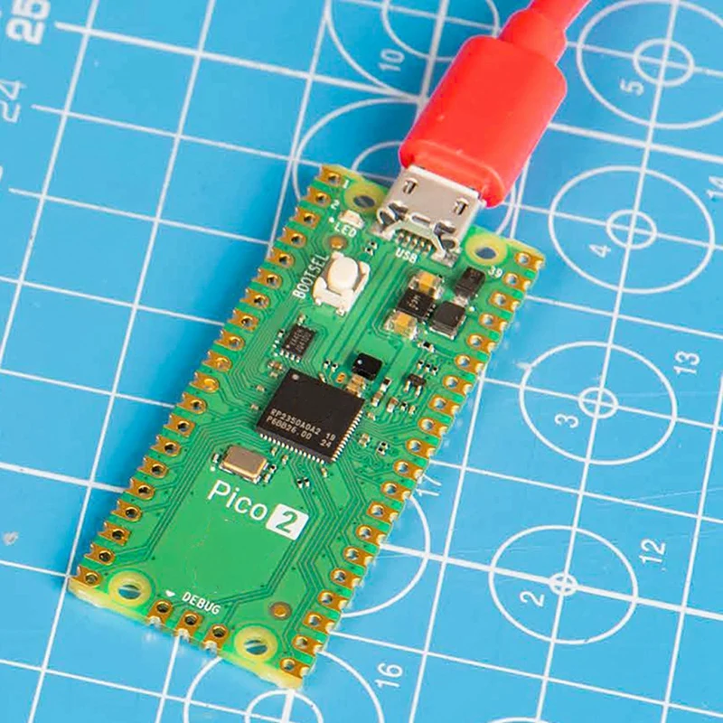 Para placa microcontroladora Raspberry Pi Pico 2 RP2350 520KB 150Mhz, brazo Cortex-M33 RISC-V de código abierto Hazard3 núcleos