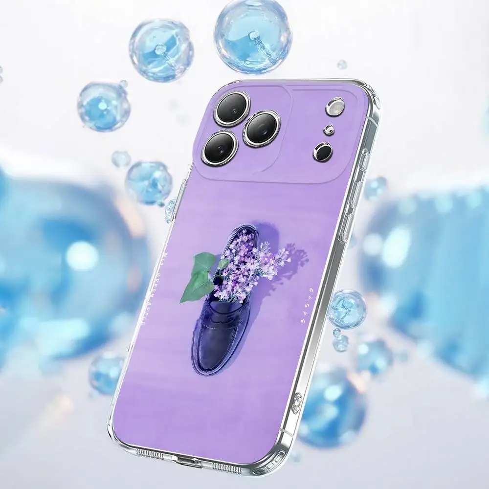MGA M-Mrs GREEN APPLE Lilac Phone Case For iPhone 17,16,15,14,13,12,11,Plus,Pro,Max,Plus,E,Air,Mini Transparent Cover