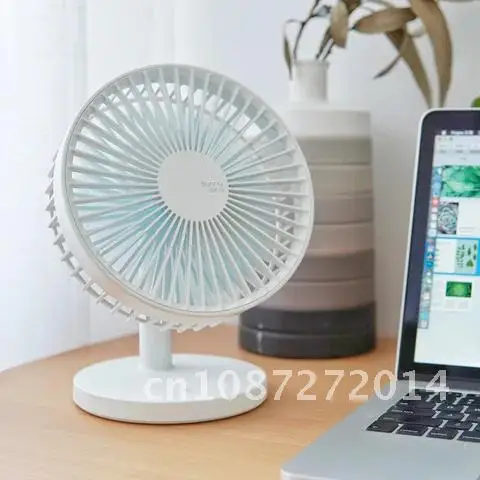 Desktop Mute Fan USB Charging Portable Handheld Cooling Oscillating Fan 2000mAh Battery Capacity Low Noise Strong Wind 3Life