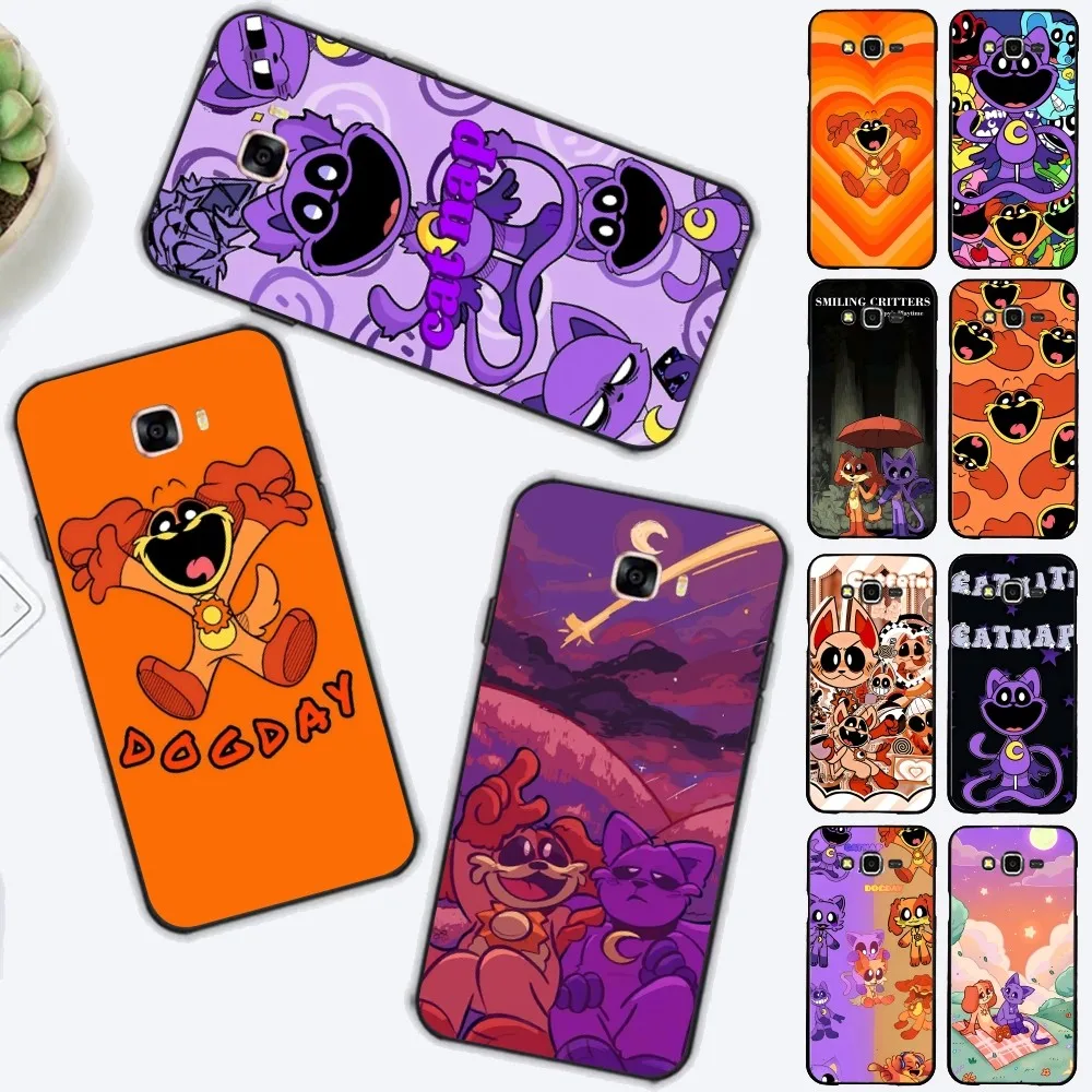 S-Smiling c-crritters C-CATNAP DOGDAY funda de teléfono para Samsung J 7 plus 7core J7 neo J6 plus prime J6 J4 J5 funda móvil