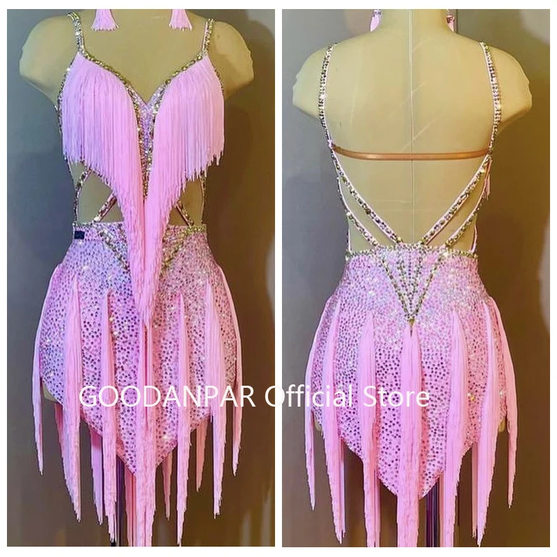 Latin dress lady latin dance dress women competitionlatin dress girls dress latin costume rhinestones