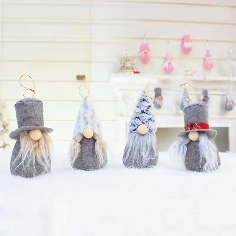 Christmas Gnome Plush Christmas Tree Hanging Gnomes For Christmas Gifts Swedish Plush Gnomes Scandinavian Santa Elf Plush Doll