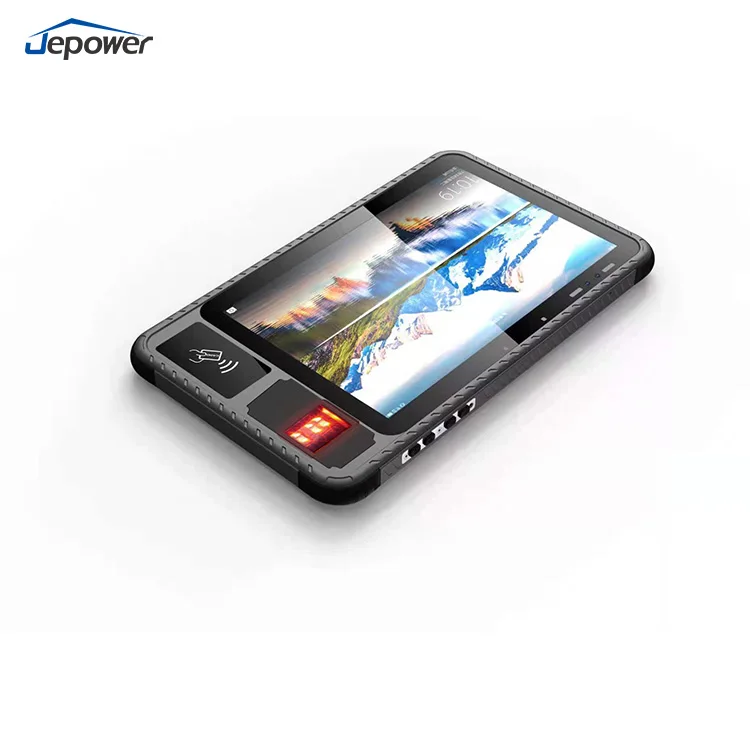 

Industrial Rugged 10-Inch Android Tablet Biometric NFC Fingerprint Reader Optical RFID NFC Modules 10000 Mha Processor IP65 PDA