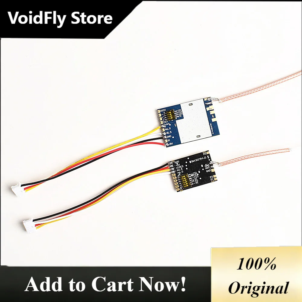 VoidFly 1 GHz - 1.2GHz - 1.3GHz Video Receiver VRX / Transmitter 700mW VTX Module 8CH 3.7-5V For Long Range RC Drone 1G3 1G3SE