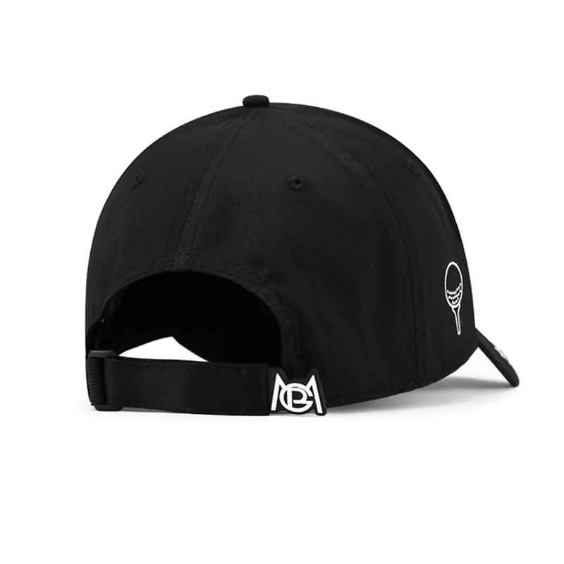 

AC22 Мужская шляпа для гольфа Дышащая быстросохнущая солнцезащитная шляпа Солнцезащитный козырек Солнцезащитный крем Модная вышивка MZ043 Черный