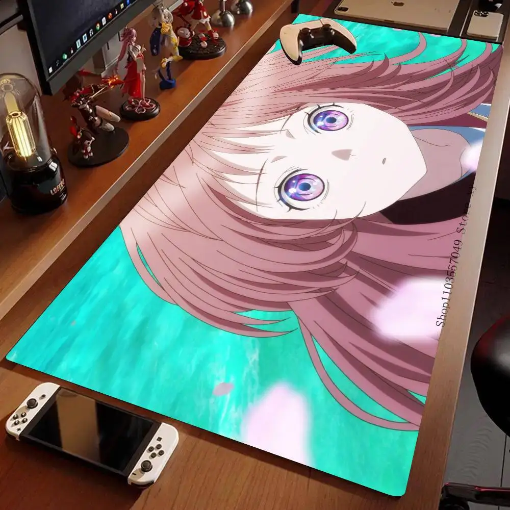 The Girl I Like Forgot Her Glasses Mousepad Non-slip Suitable For Office Computers Laptops E-sports Game Desk Mats XXL Keyboard