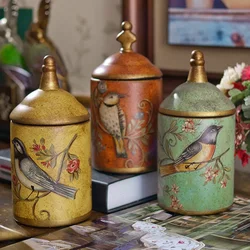 Vintage Ceramic Kitchen Jars Storage Jars Retro Tea Candy Jar Tin Sugar Cans Organizer Paint Storage Tanks Cooking WF1023303