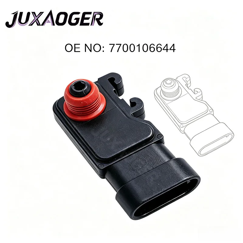 MAP Sensor 7700106644 16212460 For Renault Clio Megane Scenic Laguna Kangoo Dacia Logan Sandero Opel Astra Corsa 1.2 1.4 1.6 2.0