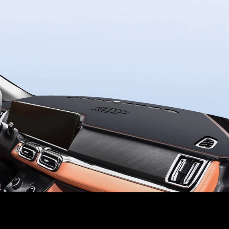 For Jetour X70 Plus 2021-2025 Instrument Panel Light Shielding Pad Leather Material Car Accessories