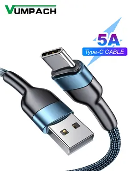 כבל USB מהיר C כבל סוג C טעינה מהירה כבל נתונים מטען עבור סמסונג s21 שיאומי Vivio אייפון 16 15 Huawei כבל טעינה 10 best sales מטען c - №4