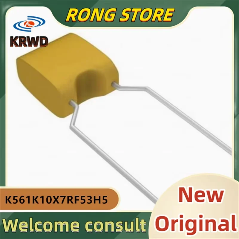 50PCS K561K10X7RF53H5  New original K561K10X7 DIP-2