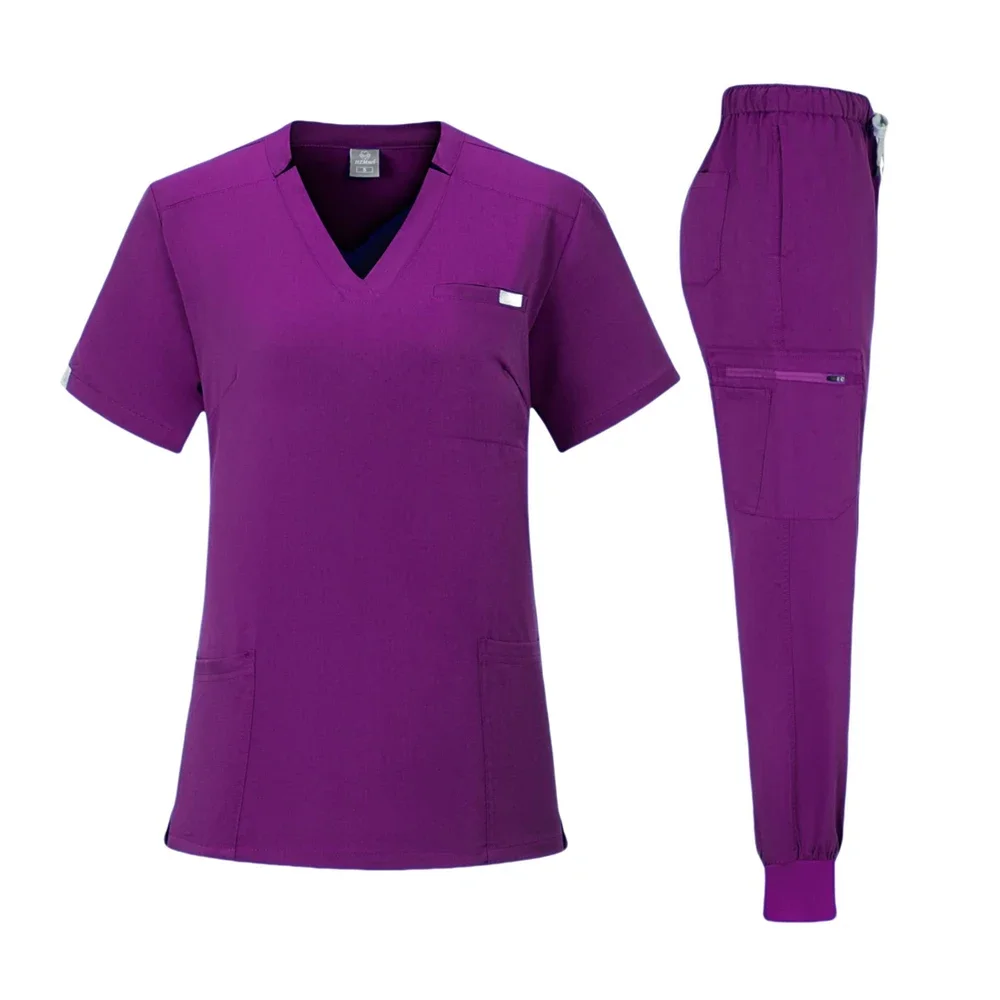 Толстый стиль, рабочая одежда для медсестры и врача, высококачественные наборы скрабов для уборки, женская рабочая одежда для салона красоты, косметолога, маникюра